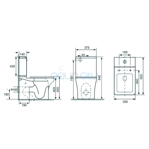 Унитаз Avalon Tornado BTW фото 2