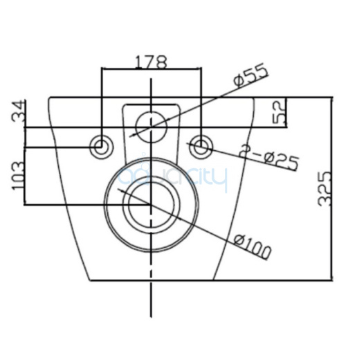Чаша унитаза WC Concept Style Up RimOff с сиденьем Slim фото 3