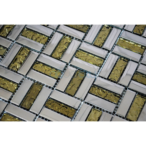 Мозаїка Тріно платина-золото рельєф фото 2