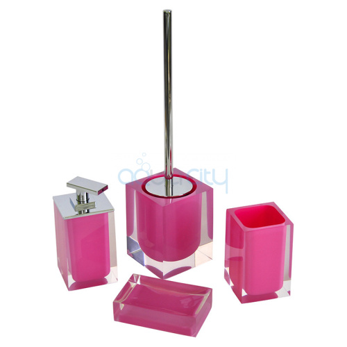 Дозатор Colours для жидкого мыла розовый фото 2