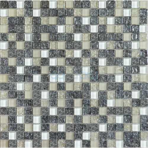 Мозаїка платина колота-білий-охра мікс 2100