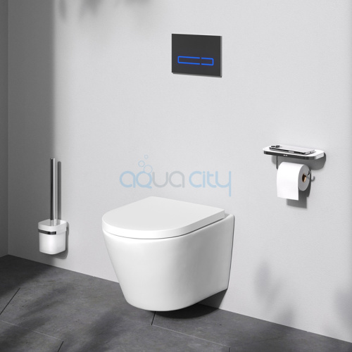 Чаша унітаза Flash Aquaspin з сидінням фото 3