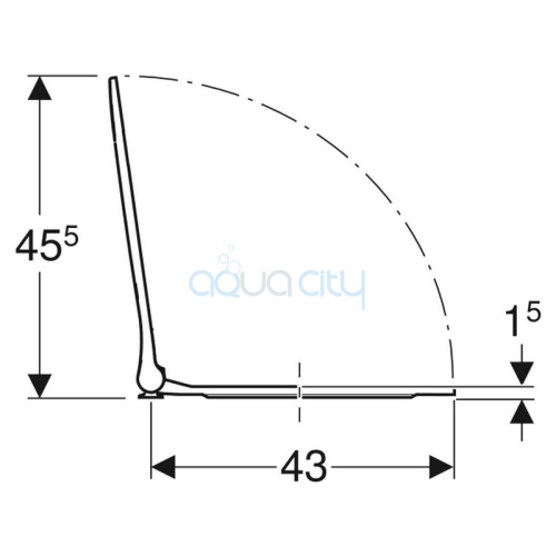 Сиденье Smyle Square Slim Sandwich фото 4