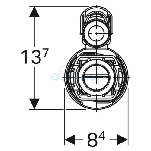 Клапан смывной, тип 290 фото 2