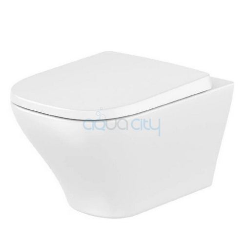 Чаша унитаза Airos Vortex Rimless с сиденьем