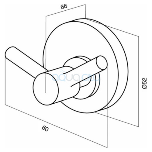 Крючок Bliss двойной фото 2