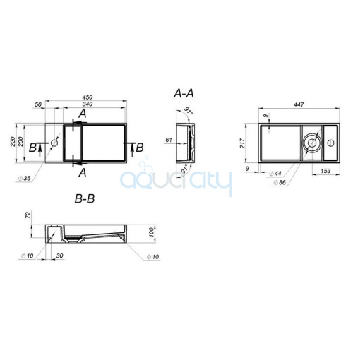 Раковина Toni 45 фото 2