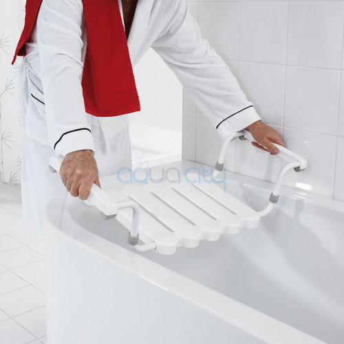 Сидіння для ванни Comfort біле / поліроване фото 2