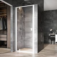 Душові двері NDOP 1-80 Transparent+білий