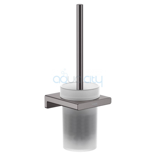 Ершик AddStoris Brushed Black Chrome с держателем