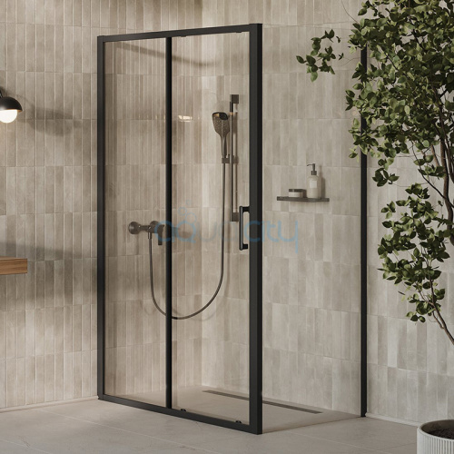 Душова стінка XPSPS-90 Transparent+чорний фото 2