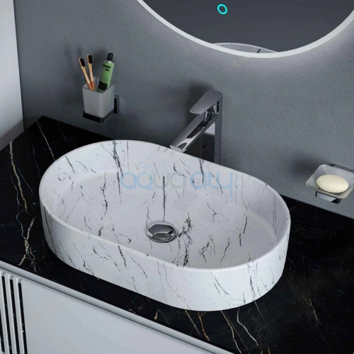 Раковина Venus Light Oval Marble фото 3