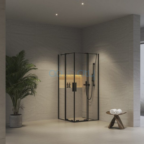 Душова штора RORV2-90 Transparent+алюміній фото 3