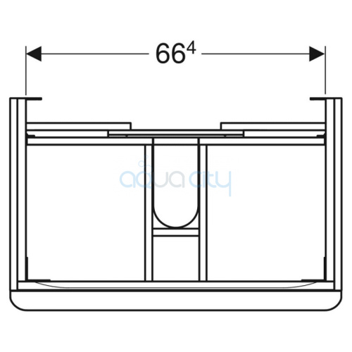 Шафка Smyle Square для раковини 75 фото 2