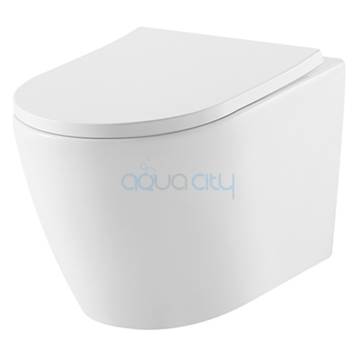 Чаша унитаза WC Concept Storm RimOff с сиденьем Slim Чаша унитаза WC Concept Storm RimOff с сиденьем Slim