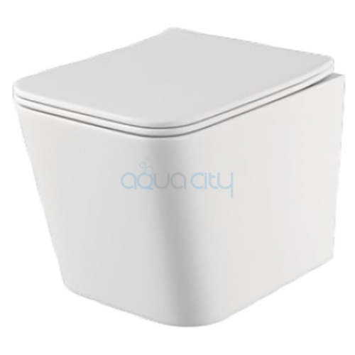 Чаша унитаза Borneo Rimless с сиденьем