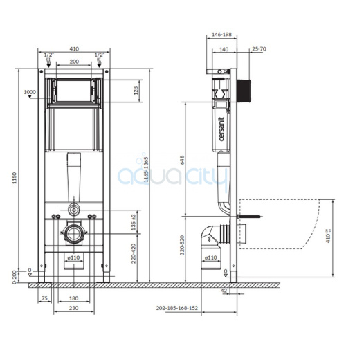 Инсталляционная система System 40 Mech фото 2 Инсталляционная система System 40 Mech фото 2