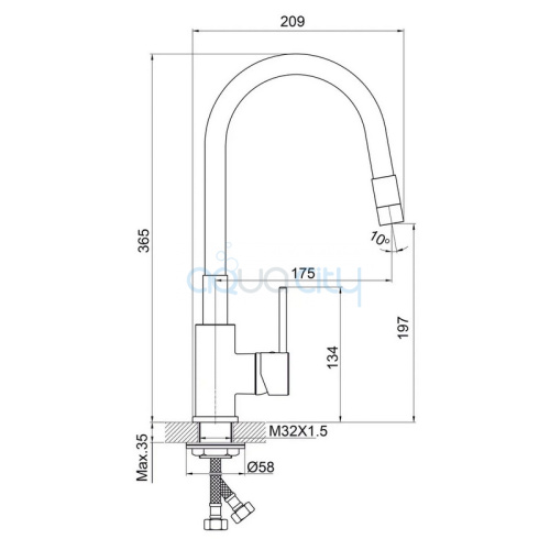 Змішувач Kitchen Light Pro фото 2