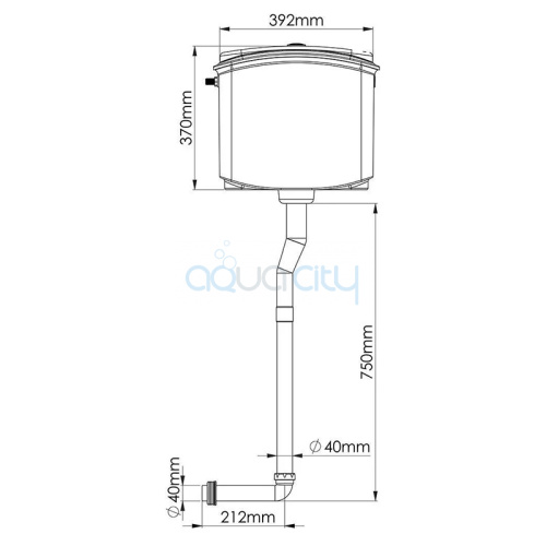 Бачок Aquanova фото 2 Бачок Aquanova фото 2