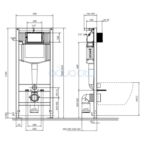 Инсталляционная система System 50 Pneu фото 2