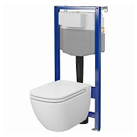Инсталляция C24 Aqua 50 QF+чаша унитаза Caspia Clean On с сиденьем
