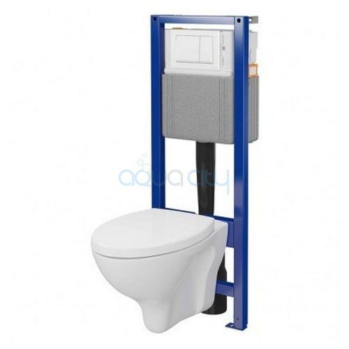 Инсталяционная система System 40 Mech QF+чаша унитаза Mito Red с сиденьем+кнопка Enter II