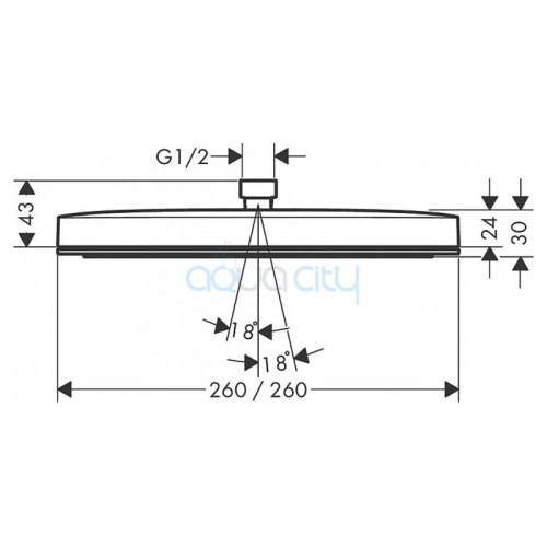 Верхній душ Pulsify фото 2
