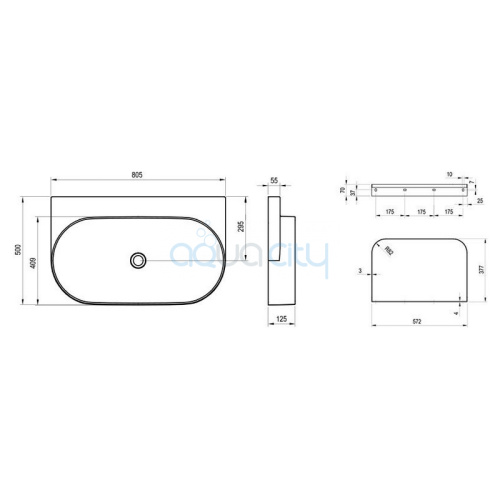 Раковина Yard 80 фото 2