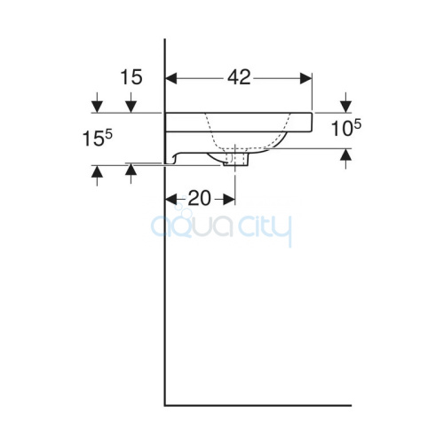 Раковина iCon Light 75 фото 4