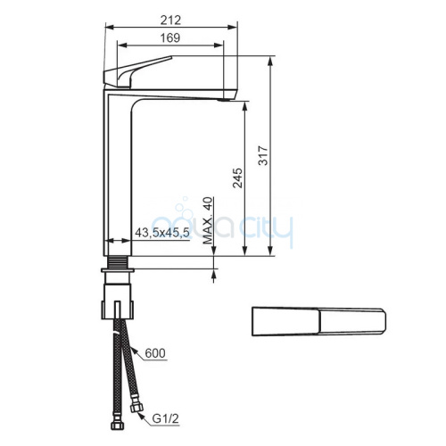 Змішувач Merkur фото 2