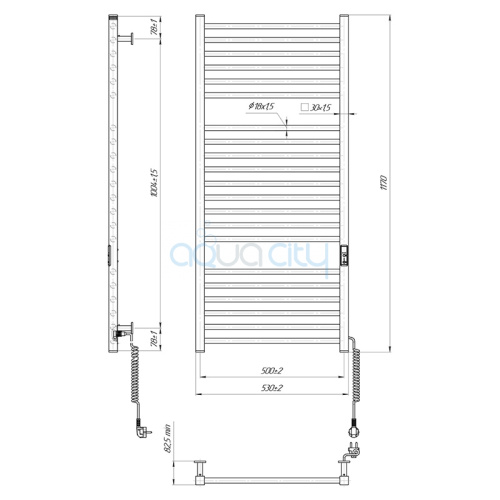 Рушникосушка Hygge Family HF Derby 117x53 фото 2