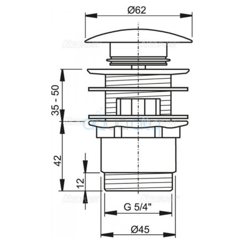Донний клапан Click-Clack фото 2
