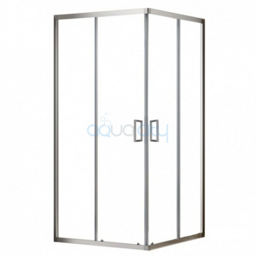 Душова штора SLRV2-90 Transparent+алюміній