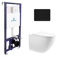 Инсталляция Dune 1200SL 2361510056 +чаша униітаза Stream с сиденьем Soft-close 1857570198 + кнопка Orion Cosmo 2328510657