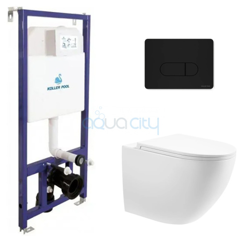 Инсталляция Dune 1200SL 2361510056 +чаша униітаза Stream с сиденьем Soft-close 1857570198 + кнопка Orion Cosmo 2328510657