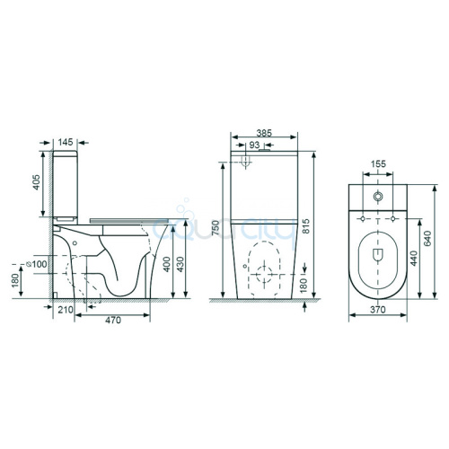 Унітаз Capri Rimless фото 2
