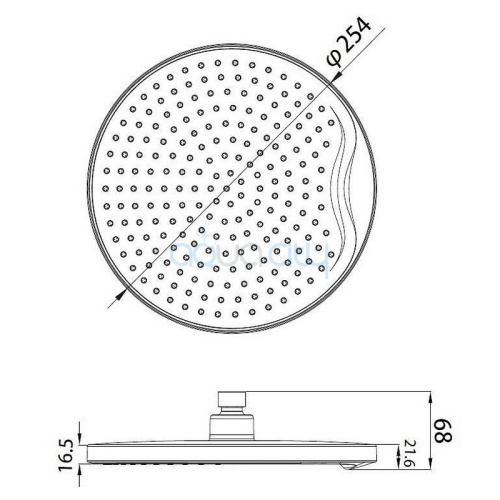 Верхний душ Space фото 2