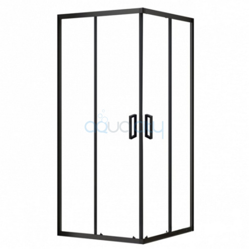 Душевая штора SLRV2-90 Transparent+черный Душевая штора SLRV2-90 Transparent+черный