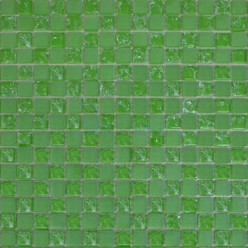 Мозаїка колота-зелена матова