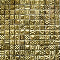 Мозаика Моно золото с рисунком 2252