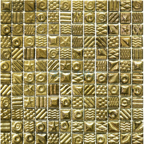 Мозаїка Моно золото з малюнком 2252