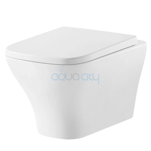 Чаша унитаза WC Concept Style Up RimOff с сиденьем Slim