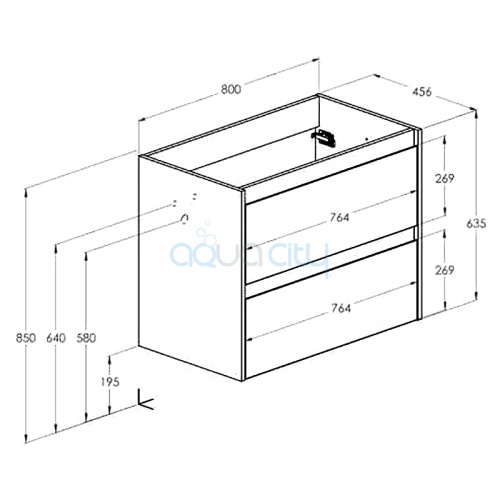 Шкафчик Claudia для раковины 80 фото 2 Шкафчик Claudia для раковины 80 фото 2