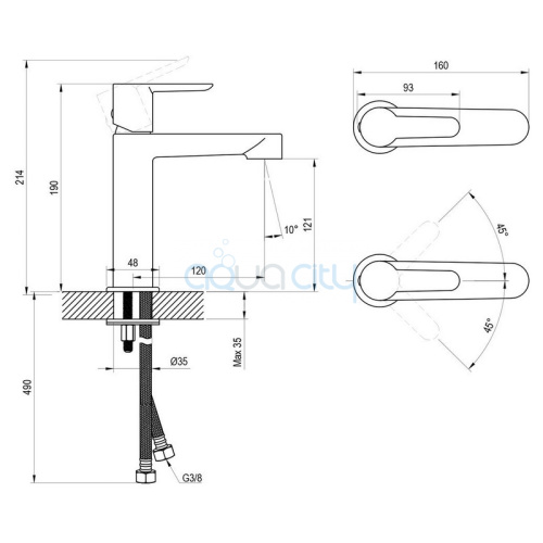 Смеситель Puri фото 2