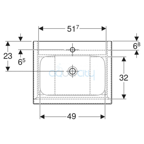 Тумба і раковина iCon 60 Slim Rim фото 2