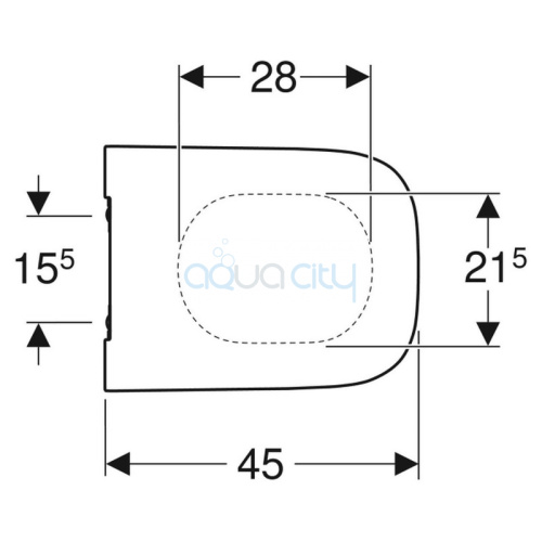 Сиденье Smyle Square Slim Sandwich фото 2