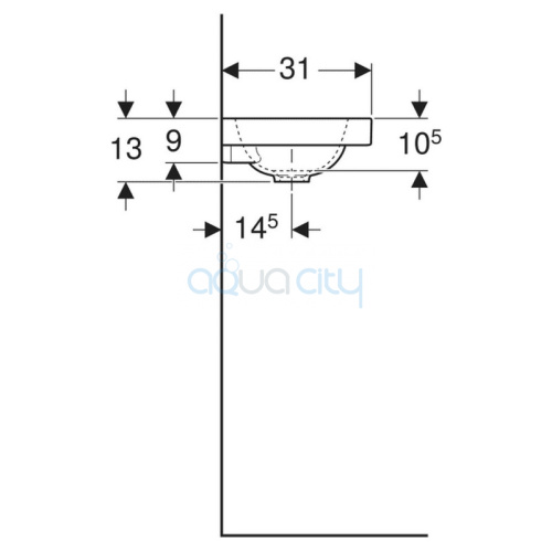 Раковина iCon Light 53 фото 4 Раковина iCon Light 53 фото 4