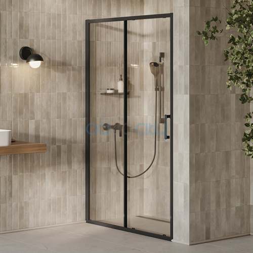 Душові двері XPSDP2-120 Transparent+чорний