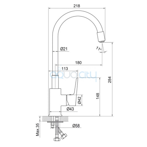 Змішувач Kitchen Light фото 3