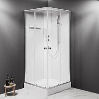 Душевая кабина X-Joy Square Slide 90x90